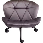 Homy Casa Chaise de bureau pivotante réglable avec siège rembourré en velours pour bureau à domicile ou chambre à coucher