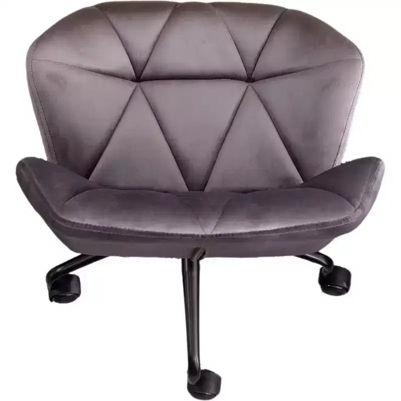 Homy Casa Chaise de bureau pivotante réglable avec siège rembourré en velours pour bureau à domicile ou chambre à coucher
