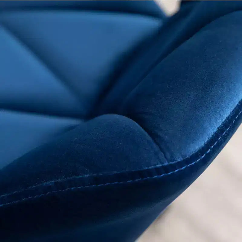 Homy Casa Chaise de bureau pivotante réglable avec siège rembourré en velours pour bureau à domicile ou chambre à coucher