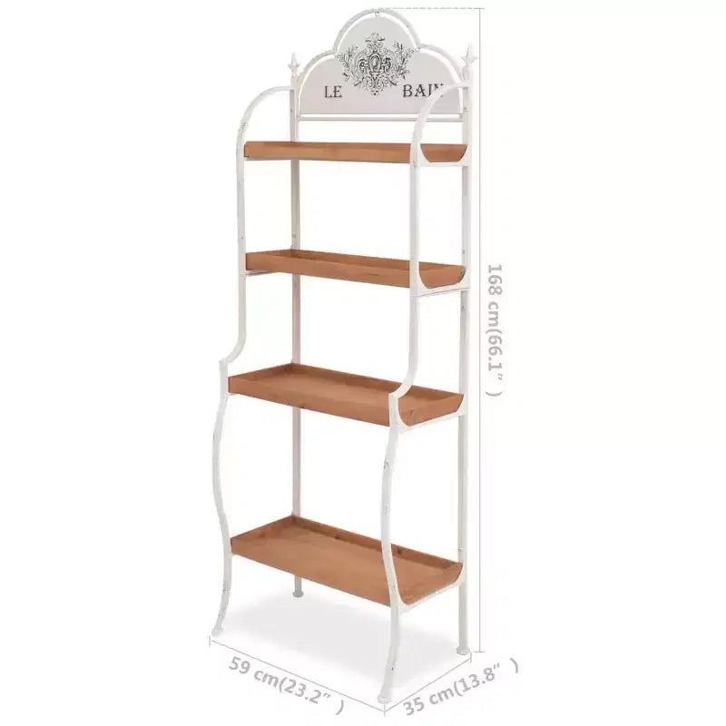 vidaXL Étagère Autoportante 23,2x13,8x66,1