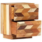 vidaXL Table de chevet 40x30x50 cm Bois de récupération massif