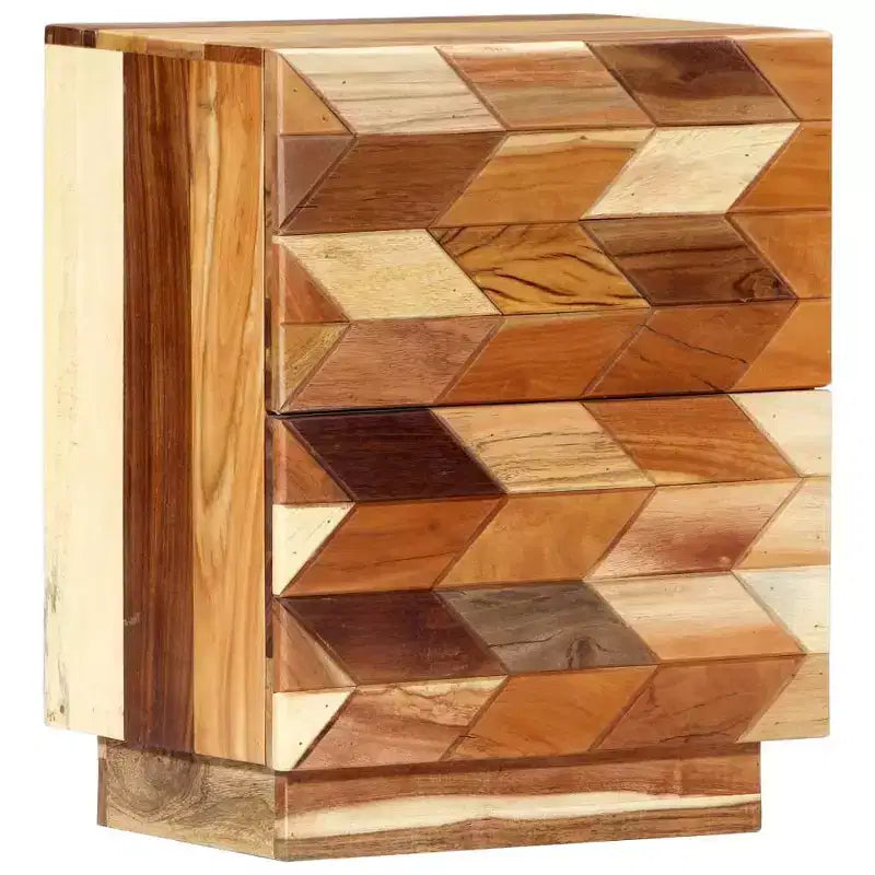 vidaXL Table de chevet 40x30x50 cm Bois de récupération massif