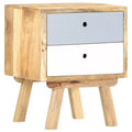 vidaXL Bedside Cabinet 15.7x13.8x19.7 Solid Mango Wood