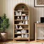 Meuble de rangement à chaussures multifonctionnel GustoWave à 7 niveaux avec arche haute pour entrée, couloir ou salon