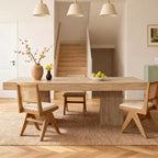 Table à manger carrée quatre personnes de 80 cm, style moderne, base en bois, adaptée aux salles à manger, salons et appartements