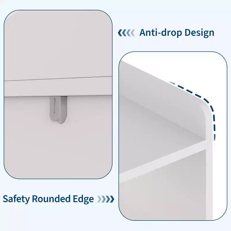 Organisateur de rangement pour jouets, étagère à livres pour enfants, armoire de rangement pour jouets, bibliothèque pour tout-petits pour chambre d'enfant, chambre à coucher, chambre de bébé, salon