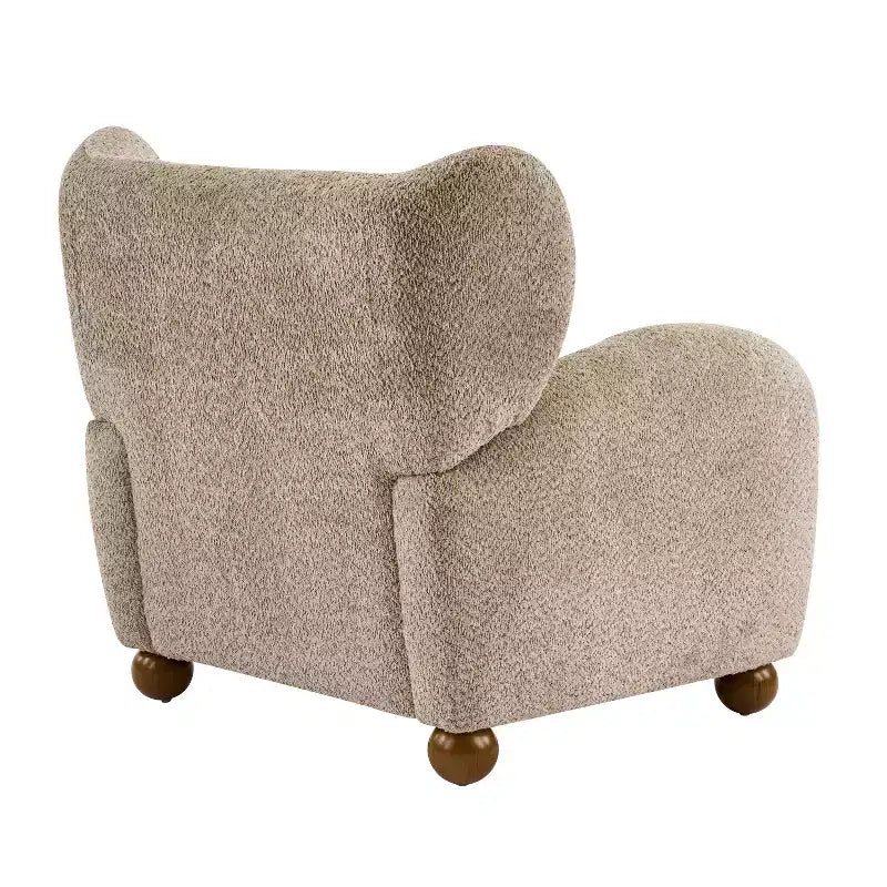 Christopher Knight Home Greer Modern Wooden Upholstered Wingback Accent Chair