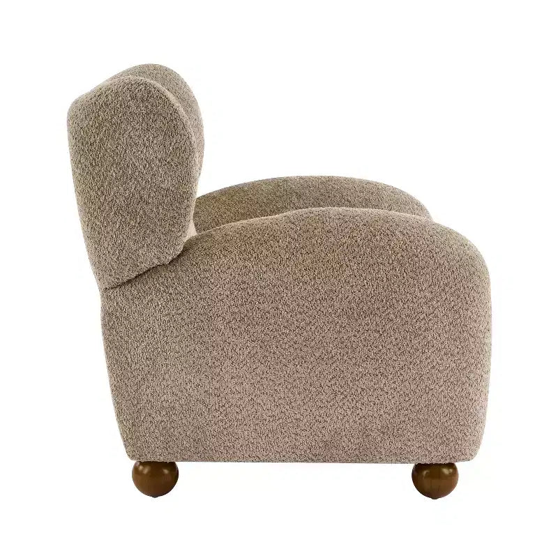 Christopher Knight Home Greer Modern Wooden Upholstered Wingback Accent Chair