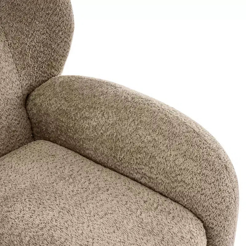 Christopher Knight Home Greer Modern Wooden Upholstered Wingback Accent Chair