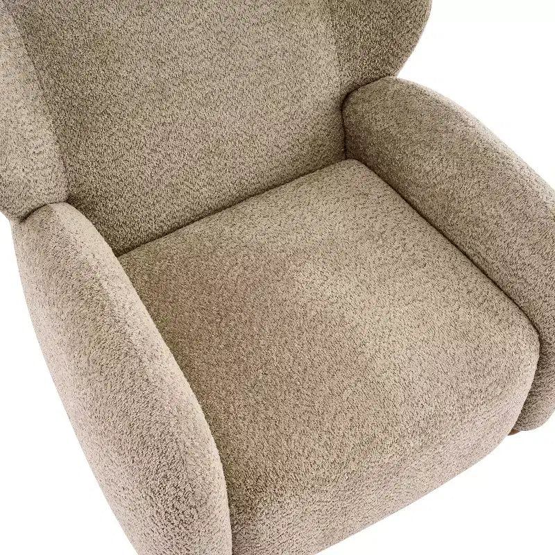 Christopher Knight Home Greer Modern Wooden Upholstered Wingback Accent Chair