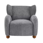 Christopher Knight Home Greer Modern Wooden Upholstered Wingback Accent Chair
