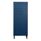 Meuble de cuisine autoportant de 160 cm avec portes vitrées, buffet de rangement pour cuisine, salon et salle de bain