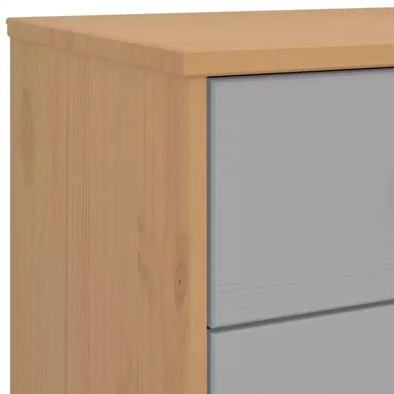 vidaXL Table de Chevet Table d'appoint Meuble de Chambre Bois Massif Pin - Marron