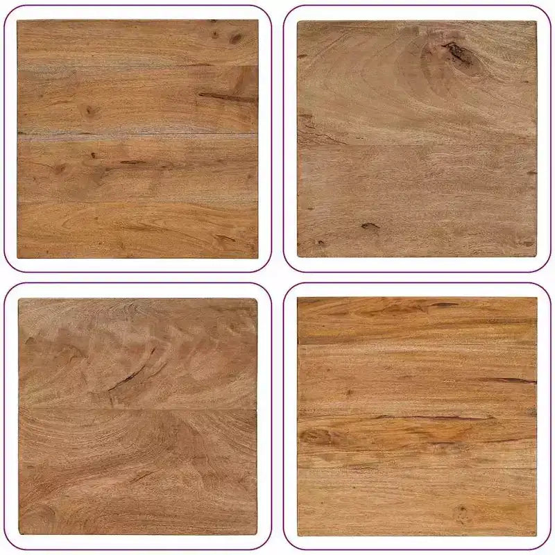 vidaXL Table basse souche 40x40x40 cm Bois recyclé mélangé