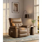 Fauteuil inclinable large surdimensionné - Chaleur et massage, Fauteuil inclinable manuel extra large en cuir PU pour adultes, Grand fauteuil paresseux avec accoudoirs confortables en éponge 1,5X