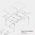 Bureau d'ordinateur industriel, Bureau d'ordinateur de direction pour l'étude à domicile, Bureau d'ordinateur simple en bois, Table d'ordinateur de bureau pour la maison