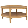 Coaster,Camillo Round Solid Wood Coffee Table