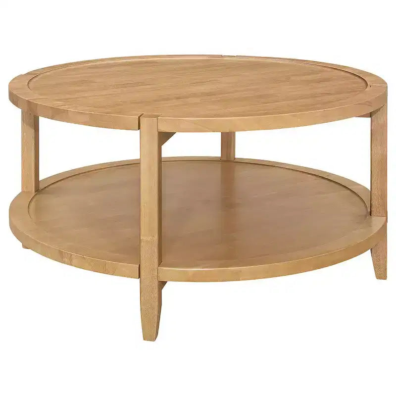 Coaster,Camillo Round Solid Wood Coffee Table