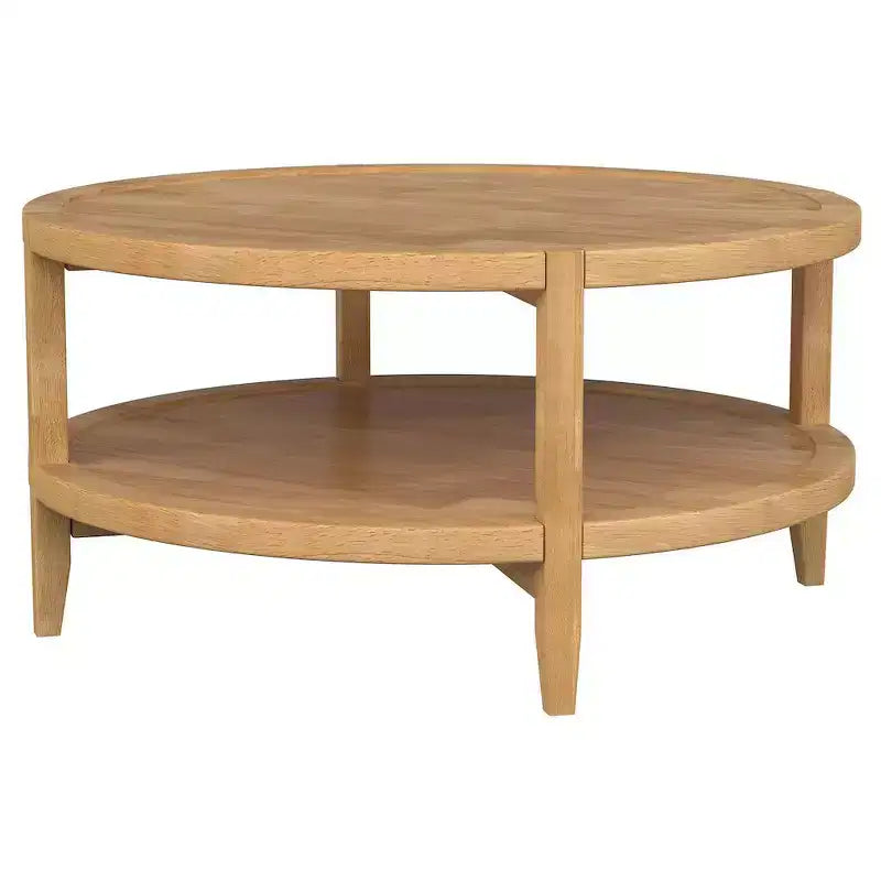 Coaster,Camillo Round Solid Wood Coffee Table