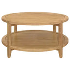 Coaster,Camillo Round Solid Wood Coffee Table