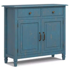 Hampshire Solid Wood Entryway Storage Cabinet