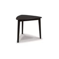 Signature Design by Ashley Favelon Triangle Dining Table, Merlot, Seats 3, Mid-Century Modern Small Space Dining