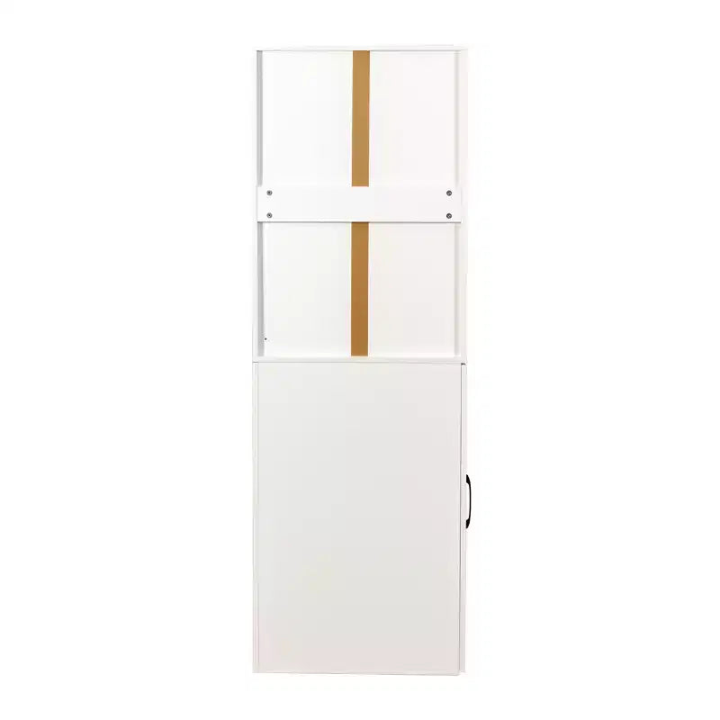 CLIHOME 70.87 H Display Storage Cabinet , 4 Tier Multi-functional Pull-out Storage Shelves, Wooden Tall Bookshelf Bookcase