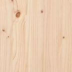vidaXL Table Basse Ronde Table d'Appoint Canapé Bois d'Ingénierie Bois Massif de Pin - Blanc