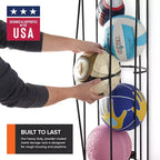 Modern Innovations Wall Mounted Vertical Ball Storage Rack