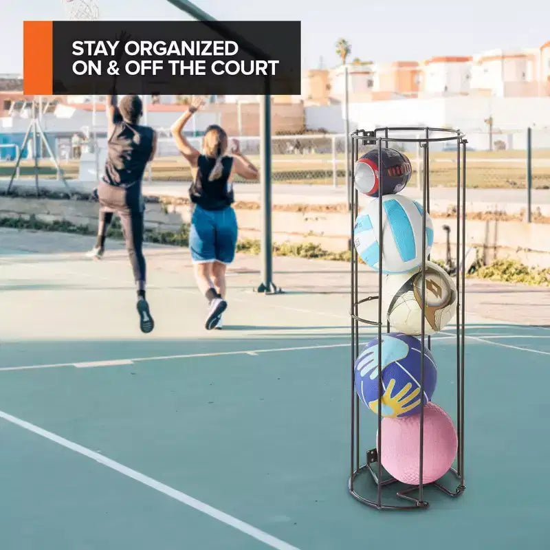Modern Innovations Wall Mounted Vertical Ball Storage Rack