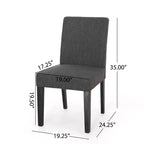 MAYEERTY Chaise de salle à manger classique, cadre robuste, assise confortable, sièges de salle à manger