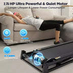 3.75HP Folding Treadmill with 300lbs Capacity, 71 Programs Treadmill for Home with Incline, Intelligent APP control, Bluetooth & HiFi Stereo Speakers