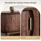 Meuble TV de ferme pour téléviseurs de 75 pouces, Console TV avec armoire de rangement pour salon ou chambre à coucher