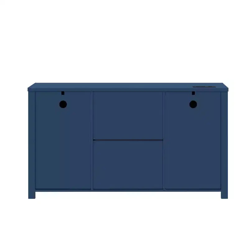 Buffet de ferme 55" avec portes coulissantes, Meuble de rangement pour Salle à manger, Cuisine ou Salon-Panipeachy
