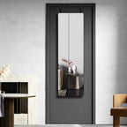 TUYOHW Rectangle Full Length Mirror,47x14'' Wall-Mounted Shatterproof Mirror with Aluminum Frame,Door Mirror Suitable for Modern Home Decor