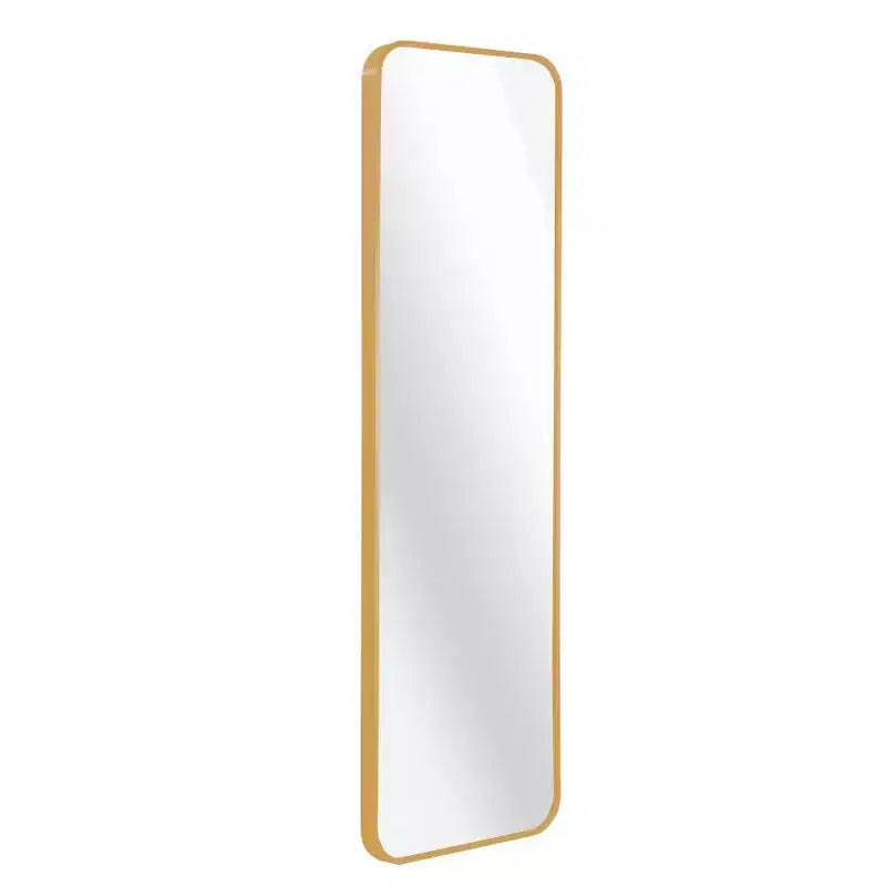 TUYOHW Rectangle Full Length Mirror,47x14'' Wall-Mounted Shatterproof Mirror with Aluminum Frame,Door Mirror Suitable for Modern Home Decor