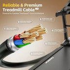 Tapis de course domestique de 181 kg avec inclinaison de 20 %, tapis de course pliable de 5,0 CV pour l'exercice, 1-19,3 km/h, contrôle via application, absorption des chocs, soutien des genoux