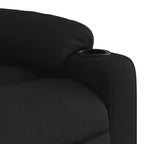 vidaXL Fauteuil inclinable de massage - Gris foncé manuel à dossier rabattable