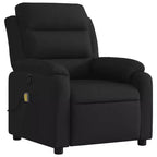 vidaXL Fauteuil inclinable de massage Gris clair Polyester Individuel