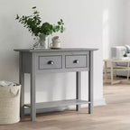 vidaXL Console Table d'appoint Console de canapé BODO Bois de pin massif
