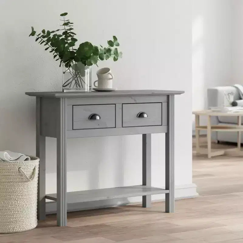 vidaXL Console Table d'appoint Console de canapé BODO Bois de pin massif