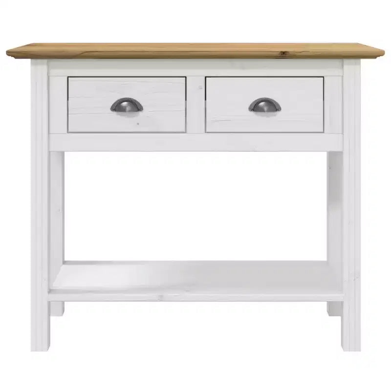 vidaXL Console Table d'appoint Console de canapé BODO Bois de pin massif