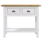 vidaXL Console Table d'appoint Console de canapé BODO Bois de pin massif