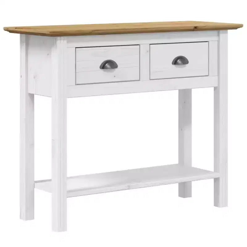 vidaXL Console Table d'appoint Console de canapé BODO Bois de pin massif