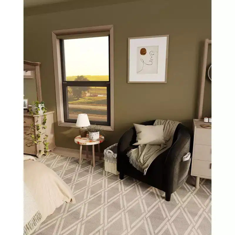 Ensemble de 2 fauteuils d'appoint pour salon, fauteuil club de style tonneau avec siège rembourré doux et pieds robustes pour chambre à coucher, salle d'attente, chaises de réception