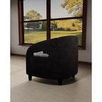 Ensemble de 2 fauteuils d'appoint pour salon, fauteuil club de style tonneau avec siège rembourré doux et pieds robustes pour chambre à coucher, salle d'attente, chaises de réception