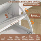 Meuble de rangement pour chaussures Garvee avec 4 tiroirs basculants, meuble de rangement pour chaussures, meuble à chaussures en bois autoportant pour entrée, couloir, hall d'entrée