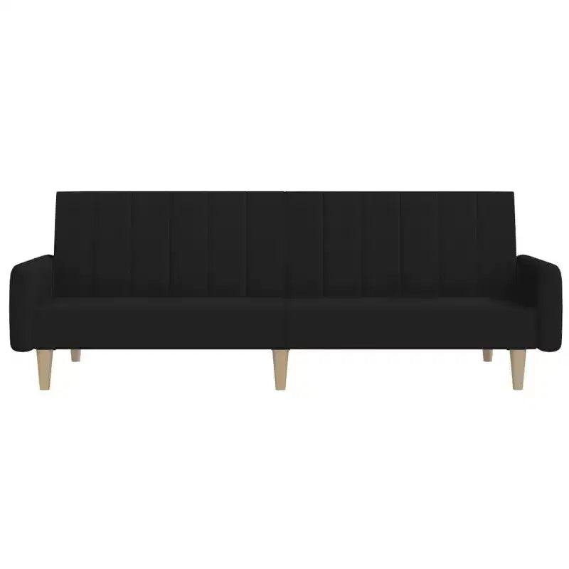 vidaXL Canapé convertible 2 places causeuse rembourrée en tissu