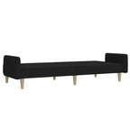 vidaXL Canapé convertible 2 places causeuse rembourrée en tissu