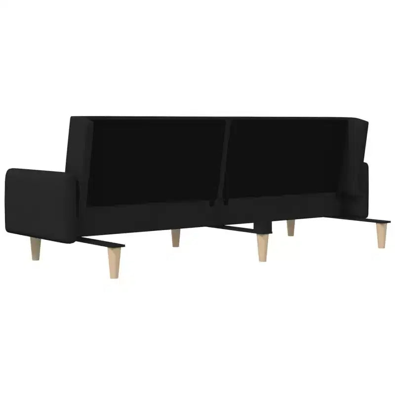 vidaXL Canapé convertible 2 places causeuse rembourrée en tissu